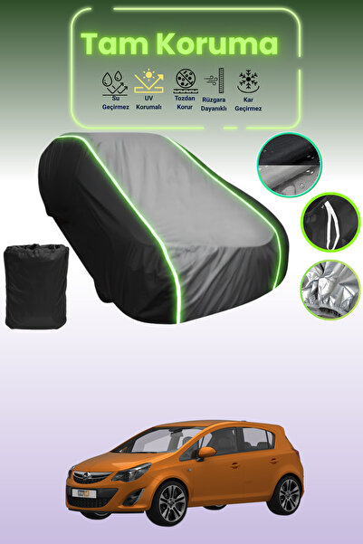 Dokaca Neo غطاء حماية متوافق مع سيارة أوبل كورسا D ذات قماش مجدّل أبواب باللو...