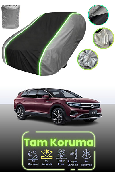 Dokaca Neo غطاء حماية للسيارة باللون الرمادي والأسود والرمادي النيون قماش مجد...