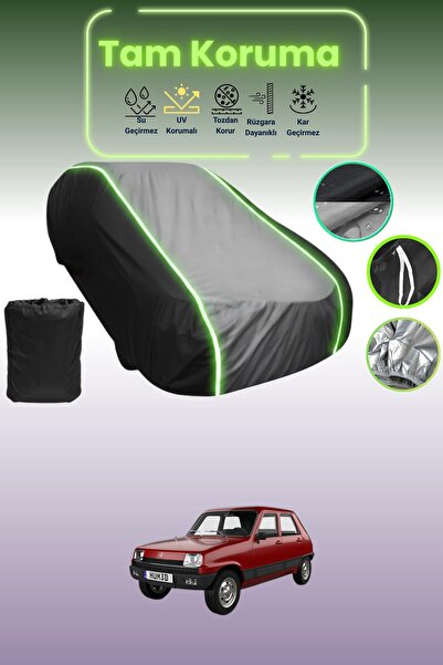 Dokaca Neo غطاء حماية متوافق مع سيارة رينو 5 ذات قماش مجدّل أبواب من 1972 إلى...