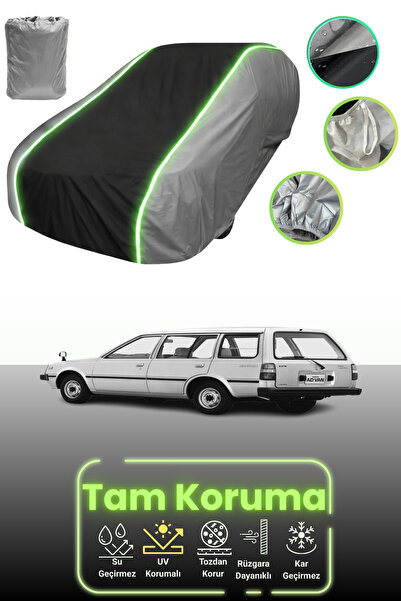 Dokaca Neo غطاء حماية للسيارة باللون الرمادي والأسود والرمادي النيون قماش مجد...