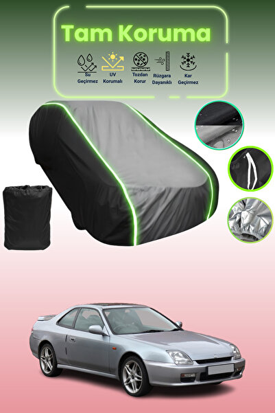 Dokaca Neo غطاء حماية متوافق مع سيارة هوندا بريلود قماش مجدّل باللون الأسود_ا...