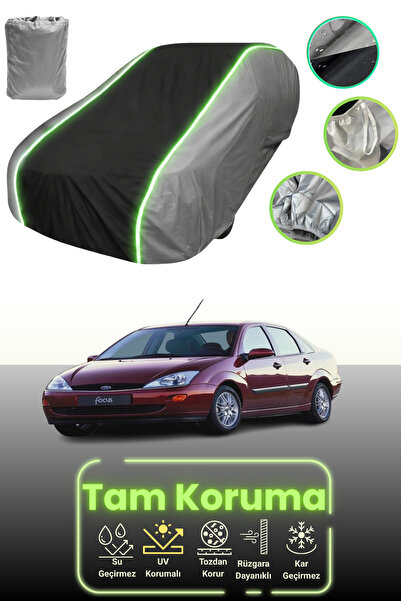 Dokaca Neo غطاء حماية للسيارة باللون الرمادي والأسود والرمادي النيون قماش مجد...