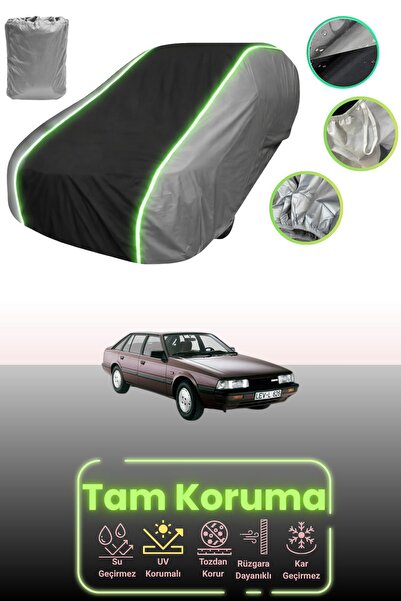 Dokaca Neo Grey.Black.Grey Neon Corded Fabric Mazda 626 2 Compatible Car Tarp...