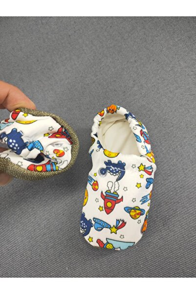 LOOVE BEBE Baby Girls Boys Patterned Elastic Ergonomic Home Nursery Booties S...