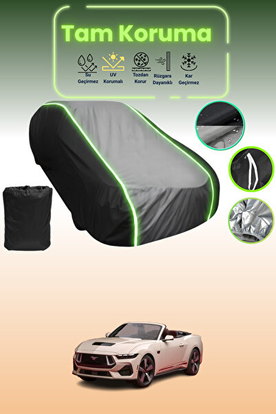 Dokaca Neo غطاء حماية متوافق مع سيارة فورد موستانج كونفيرتيبل قماش مجدّل بالل...