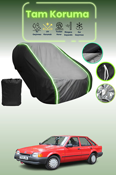 Dokaca Neo غطاء حماية متوافق مع سيارة فورد اسكورت قماش مجدّل باللون الأسود_ال...