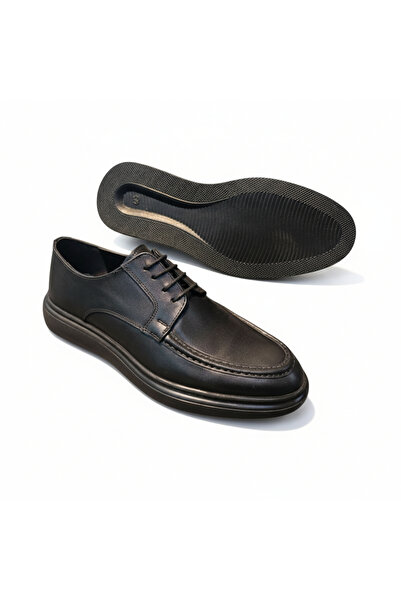 abar classic Men's Inner and Outer Genuine Leather Lace-Up Poly Sole Classic Casual Shoes