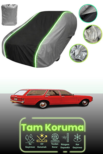 Dokaca Neo غطاء حماية للسيارة باللون الرمادي والأسود والرمادي النيون قماش مجد...