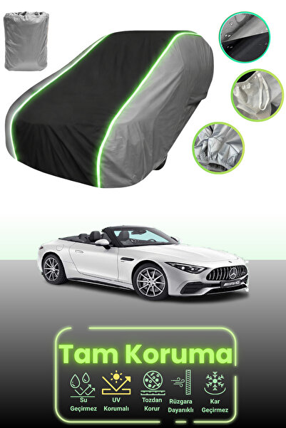 Dokaca Neo غطاء حماية للسيارة متوافق مع مرسيدس-بنز SL رودستر قماش مجدّل باللو...