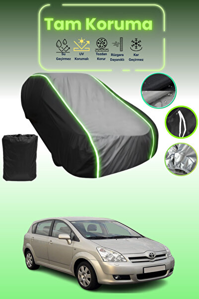 Dokaca Neo غطاء حماية متوافق مع سيارة تويوتا كورولا فيرسو قماش مجدّل باللون ا...