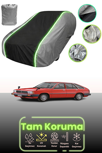 Dokaca Neo غطاء حماية للسيارة متوافق مع غطاء السيارة باللون الرمادي والأسود والرمادي النيون قماش مجدّل من هوندا كوينت