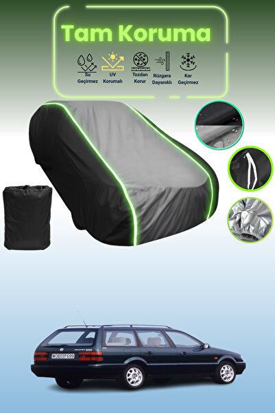 Dokaca Neo Black_Grey_Black Neon Corded Fabric Volkswagen Passat Variant 1993...