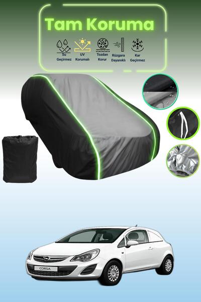 Dokaca Neo غطاء حماية متوافق مع سيارة أوبل كورسا قماش مجدّل ذات الثلاثة أبواب...