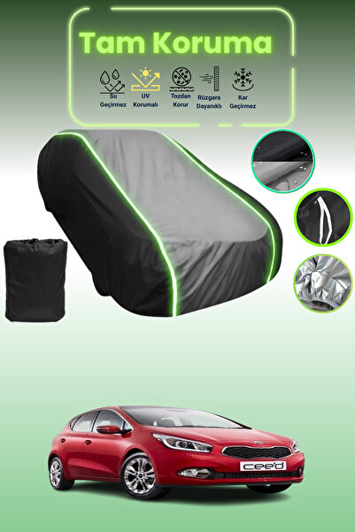 Dokaca Neo غطاء حماية متوافق مع سيارة كيا سييد قماش مجدّل من 2015 إلى 2021 با...