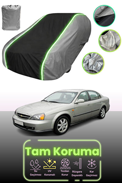 Dokaca Neo غطاء حماية للسيارة باللون الرمادي والأسود والرمادي النيون قماش مجد...