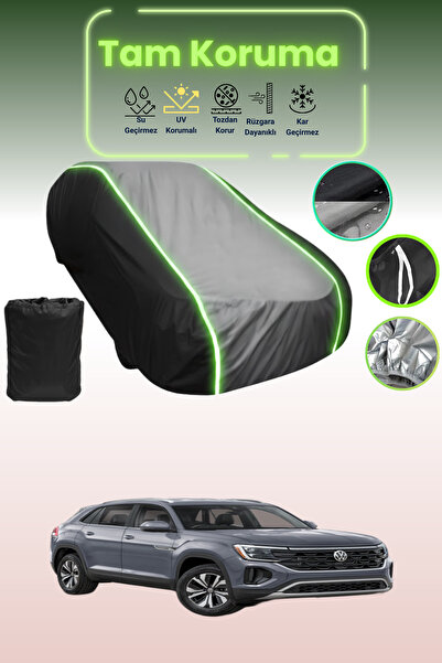 Dokaca Neo غطاء حماية متوافق مع سيارة فولكس فاجن أطلس كروس سبورت قماش مجدّل ب...