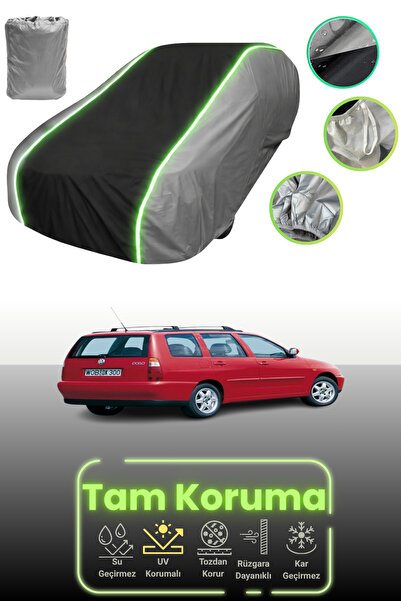 Dokaca Neo Grey.Black.Grey Neon Corded Fabric Volkswagen Polo Variant 2000 - ...