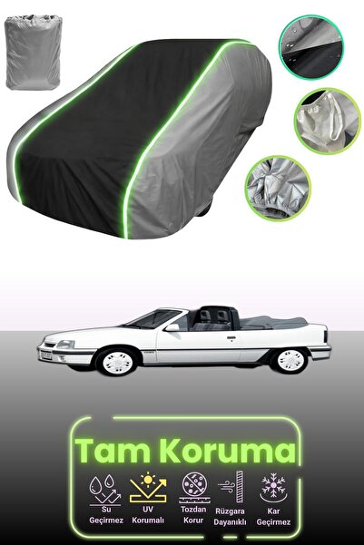 Dokaca Neo غطاء حماية للسيارة باللون الرمادي والأسود والرمادي النيون قماش مجد...