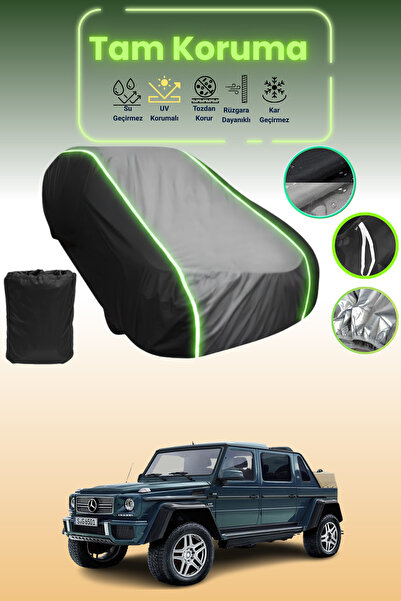 Dokaca Neo غطاء حماية متوافق مع سيارة مرسيدس-بنز مايباخ جي-كلاس قماش مجدّل با...