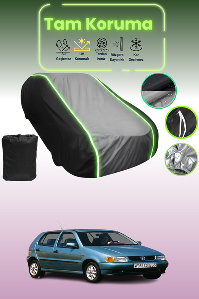 Dokaca Neo غطاء حماية متوافق مع سيارة فولكس فاجن بولو ذات قماش مجدّل أبواب من...