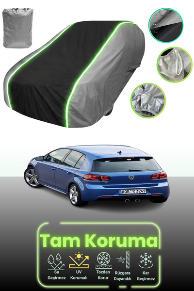Dokaca Neo غطاء حماية متوافق مع سيارة فولكس فاجن جولف VI R ثلاثية الأبواب مود...
