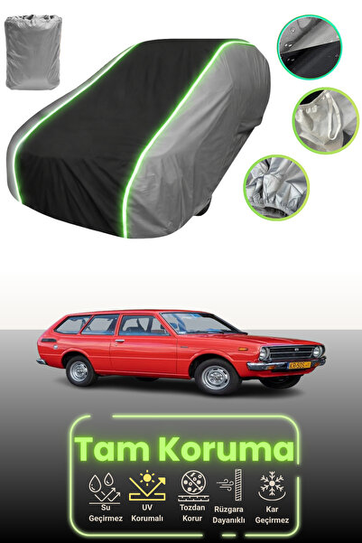 Dokaca Neo غطاء حماية للسيارة باللون الرمادي والأسود والرمادي النيون قماش مجد...