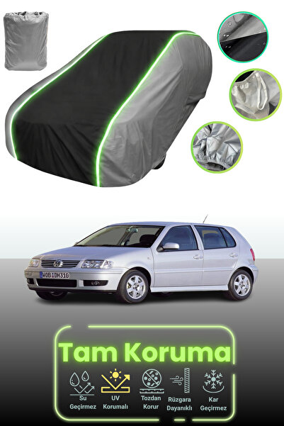 Dokaca Neo غطاء حماية متوافق مع سيارة فولكس فاجن بولو قماش مجدّل ذات الثلاثة ...