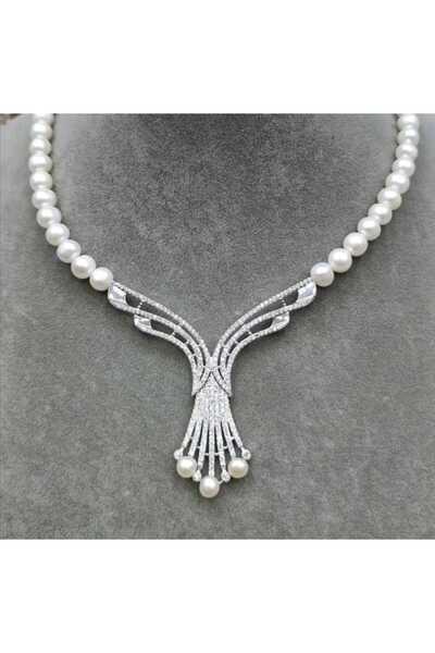 Aşina Gümüş Sevgililer Günü Hediyesi Zerafet 925 Ayar Gümüş Rodyum (Beyaz Alt...