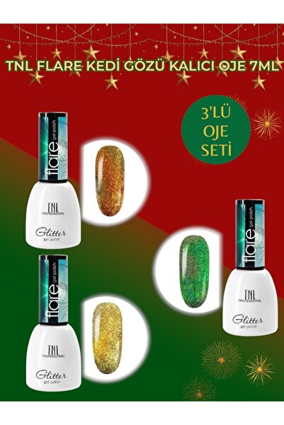 TNL KEDİ GÖZÜ KALICI OJE 3'LÜ SET