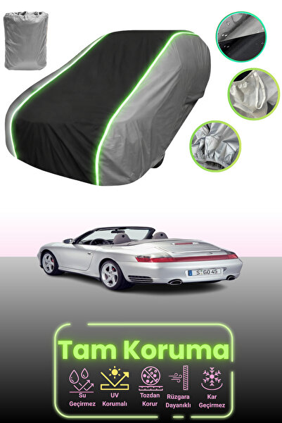 Dokaca Neo غطاء سيارة متوافق مع سيارة بورش 911 كاريرا قماش مجدّل (996) 2003 -...