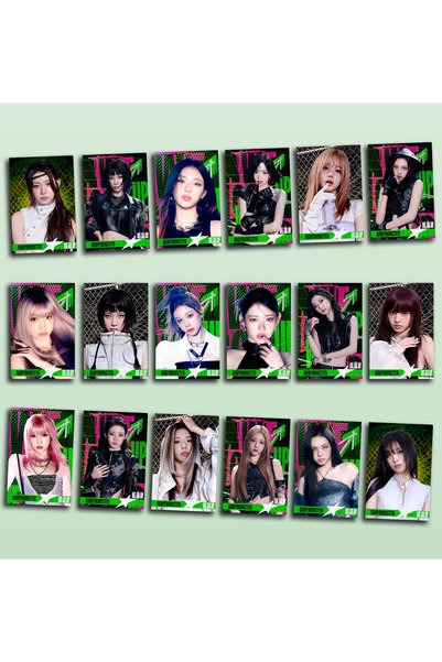Güneş Kırtasiye Babymonster We Go up Photocard Set 18 Pieces Cards