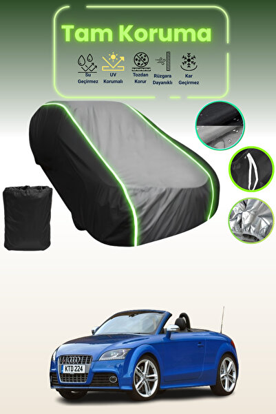 Dokaca Neo غطاء حماية متوافق مع سيارة أودي تي تي إس رودستر قماش مجدّل من 2008...