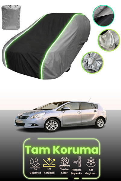 Dokaca Neo غطاء حماية للسيارة باللون الرمادي والأسود والرمادي النيون قماش مجد...