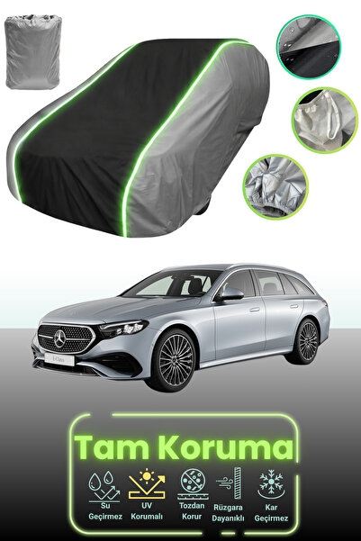 Dokaca Neo غطاء حماية للسيارة باللون الرمادي والأسود والرمادي النيون قماش مجد...