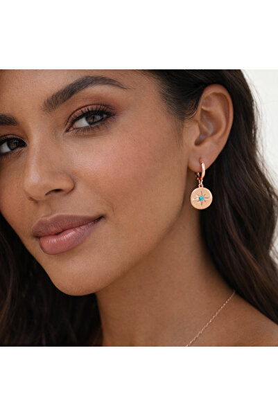 Heppii أقراط دائرية على شكل نجمة الشمال