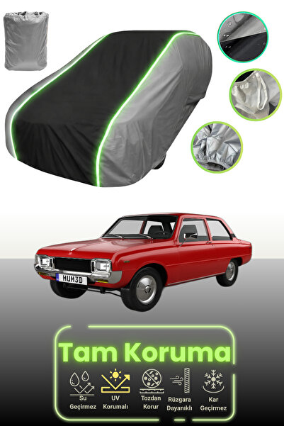 Dokaca Neo غطاء حماية للسيارة باللون الرمادي والأسود والرمادي النيون قماش مجد...