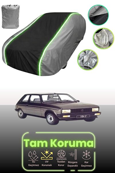 Dokaca Neo غطاء حماية للسيارة باللون الرمادي والأسود والرمادي النيون قماش مجد...