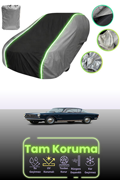 Dokaca Neo Grey.Black.Grey Neon Corded Fabric Fiat 2300 S Coupe 1961 - 1962 C...