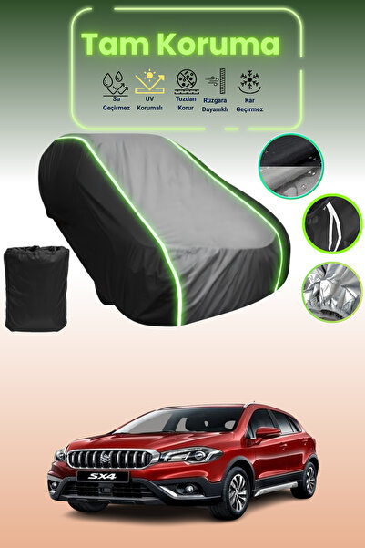 Dokaca Neo غطاء حماية متوافق مع سيارة سوزوكي Sx4 S-Cross موديلات قماش مجدّل -...