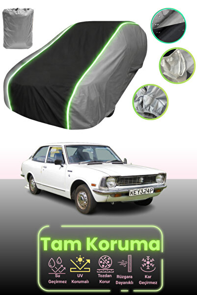 Dokaca Neo غطاء حماية للسيارة باللون الرمادي والأسود والرمادي النيون قماش مجد...