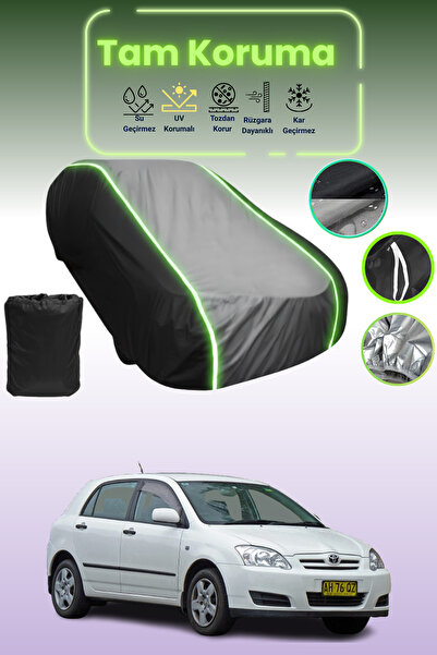 Dokaca Neo غطاء حماية متوافق مع سيارة تويوتا كورولا هاتش قماش مجدّل باللون ال...