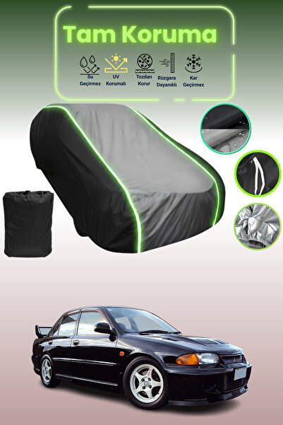 Dokaca Neo غطاء حماية متوافق مع سيارة ميتسوبيشي لانسر إيفولوشن قماش مجدّل 199...