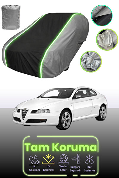 Dokaca Neo غطاء حماية للسيارة باللون الرمادي والأسود والرمادي النيون قماش مجد...