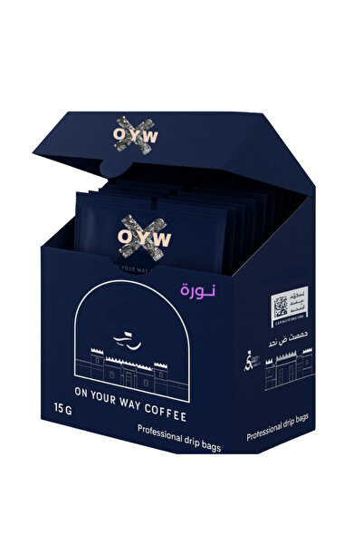 OYW Salvador Nora instant coffee sachets, ground coffee beans with filter for instant coffee preparation V60
