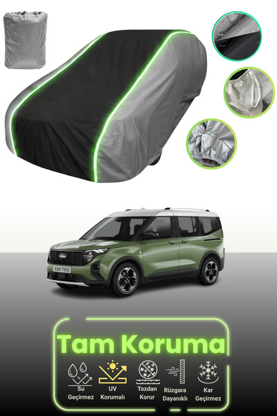 Dokaca Neo غطاء حماية للسيارة متوافق مع فورد تورنيو كورير 2024 باللون الرمادي...