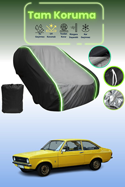 Dokaca Neo غطاء حماية متوافق مع سيارة فورد اسكورت قماش مجدّل باللون الأسود_ال...