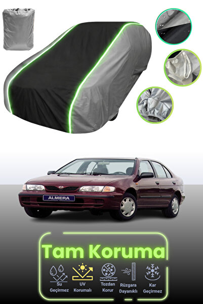 Dokaca Neo Gray.Black.Grey Neon Corded Fabric Nissan Almera / Pulsar 5-Door 1...