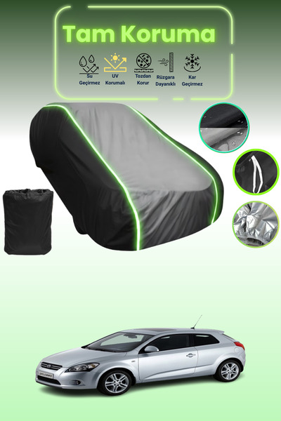 Dokaca Neo غطاء حماية متوافق مع سيارة كيا برو سييد 2007 - 2013 باللون الأسود_...