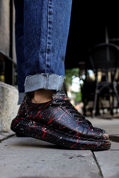 Chekich CH254 - CST Pittura أحذية رجالية 471 أبيض / أحمر سبلاش