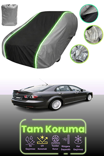 Dokaca Neo غطاء حماية متوافق مع سيارة مازدا قماش مجدّل/أتينزا هاتشباك 2002 - ...